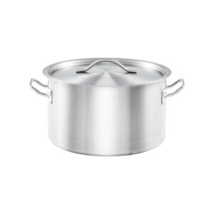 Garnek średni z pokrywką, stalowy, Gredil, Ø 240 mm, V 6.1 l