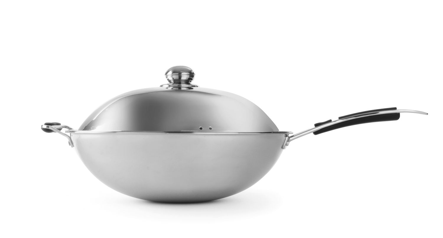 Patelnia indukcyjna wok, HENDI, Profi Line, ⌀360x(H)180mm