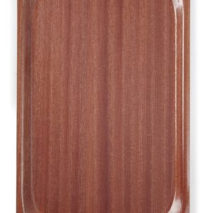 Taca do serwowania, prostokątna, antypoślizgowa, laminowana, AmerBox, GN 1/1, mahoniowy, 325x530mm