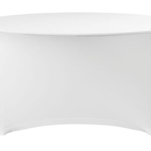 Obrus okrągły, HENDI, Kitchen Line, 810941, biały, ⌀1800x(H)760mm