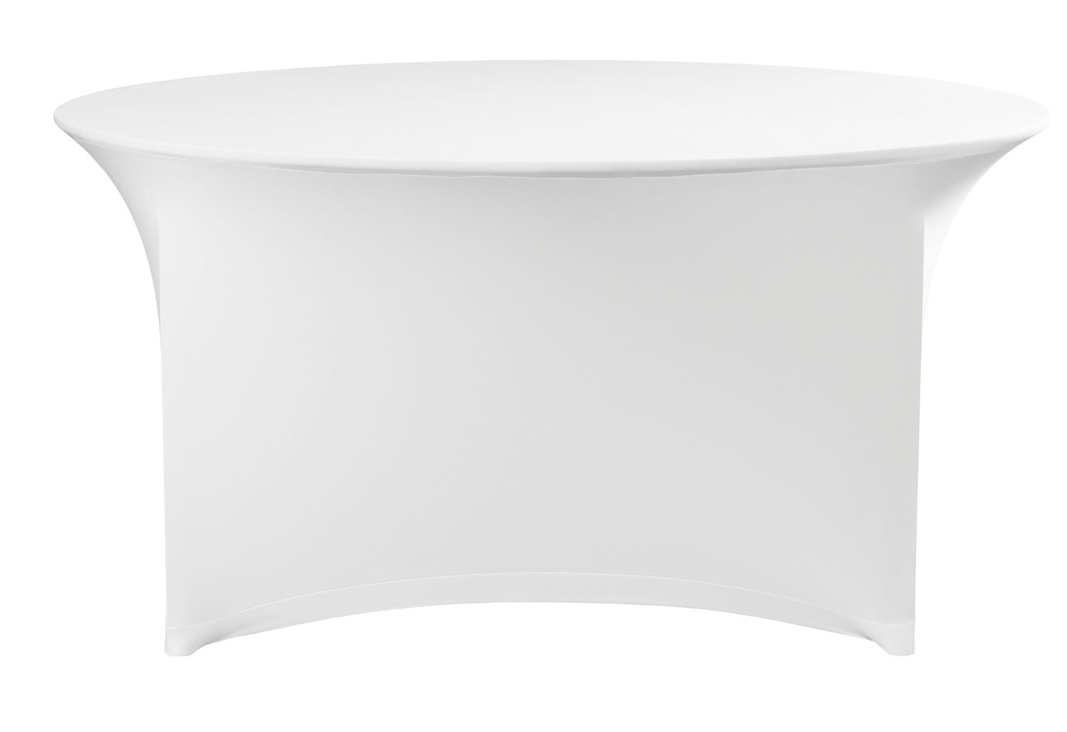 Obrus okrągły, HENDI, Kitchen Line, 810941, biały, ⌀1800x(H)760mm