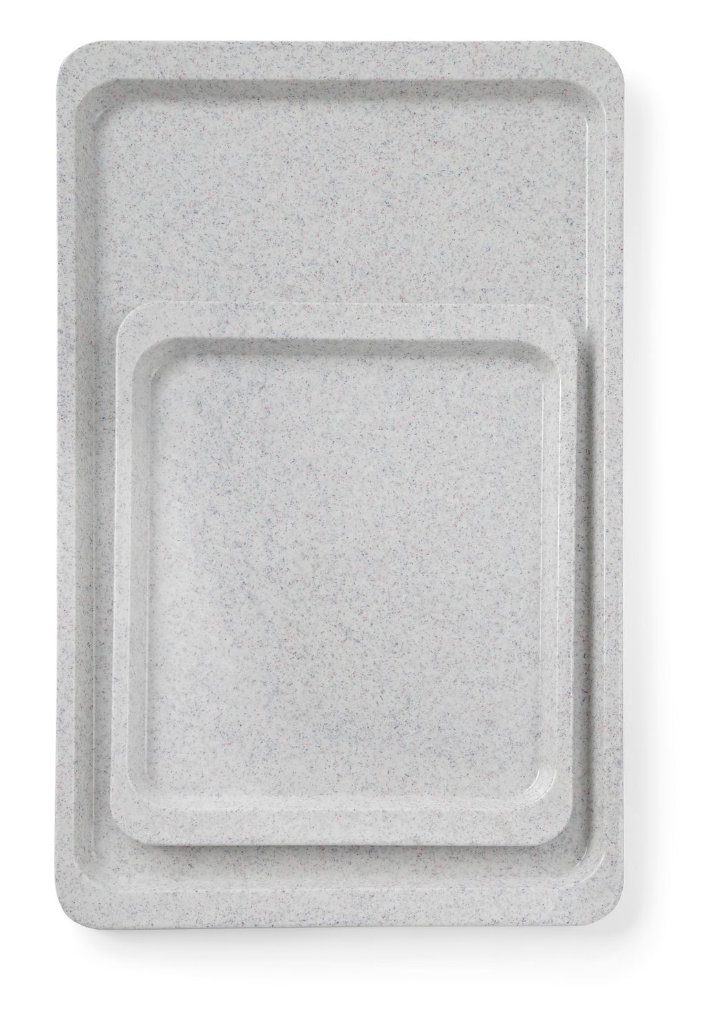 Taca poliestrowa do restauracji samoobsługowych, AmerBox, GN 1/2, granitowy, 325x265mm, Prostokątny - obrazek 2