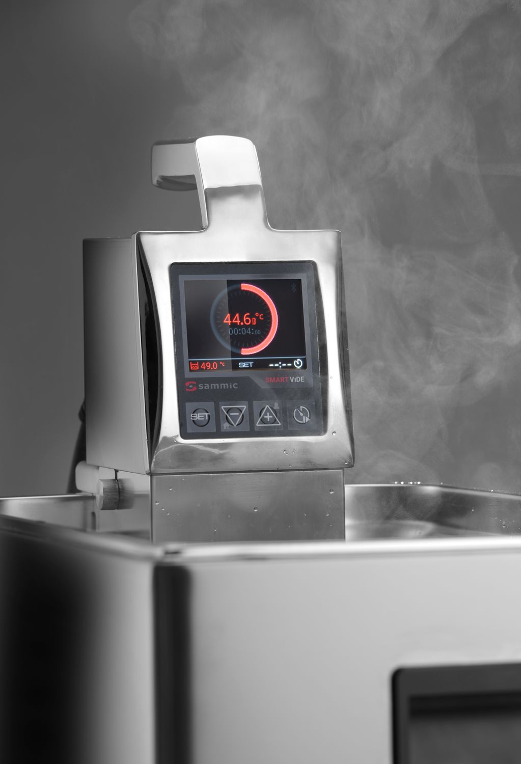 Cyrkulator zanurzeniowy do gotowania sous vide SmartVide 9 , Sammic, srebrny, 230V/2000W, 124x140x(H)360mm - obrazek 4