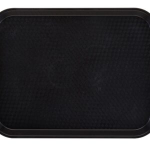 Taca z polipropylenu fast food, średnia, Cambro, czarna, czarny, 300x410x(H)19mm