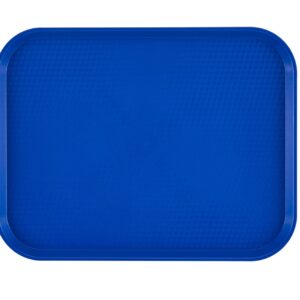 Taca z polipropylenu fast food, średnia, Cambro, niebieska, niebieski, 300x410x(H)19mm