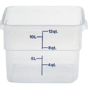 Przezroczysty pojemnik polipropylenowy na żywność CamSquare, Cambro, Camsquare, 11,4 l, 11,4L, transparentny, 256x310x(H)210mm