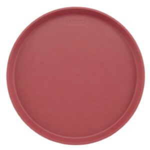 Taca do serwowania Camtread okrągła, antypoślizgowa, Cambro, burgund, ⌀355x(H)21mm
