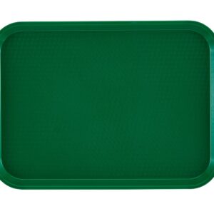 Taca z polipropylenu fast food, duża, Cambro, zielona, zielony, 355x457x(H)21mm