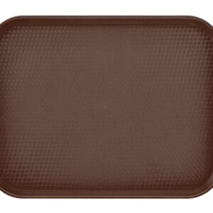 Taca z polipropylenu fast food, duża, Cambro, brązowa, brązowy, 355x457x(H)21mm