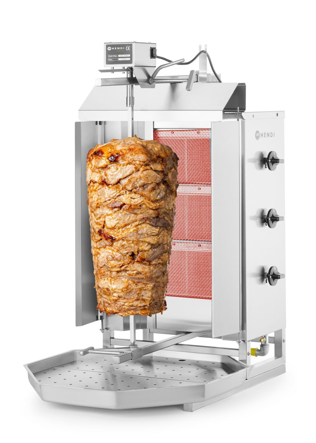 Kebab gazowy, HENDI, Profi Line, 9,75kW, 470x550x(H)960mm - obrazek 12