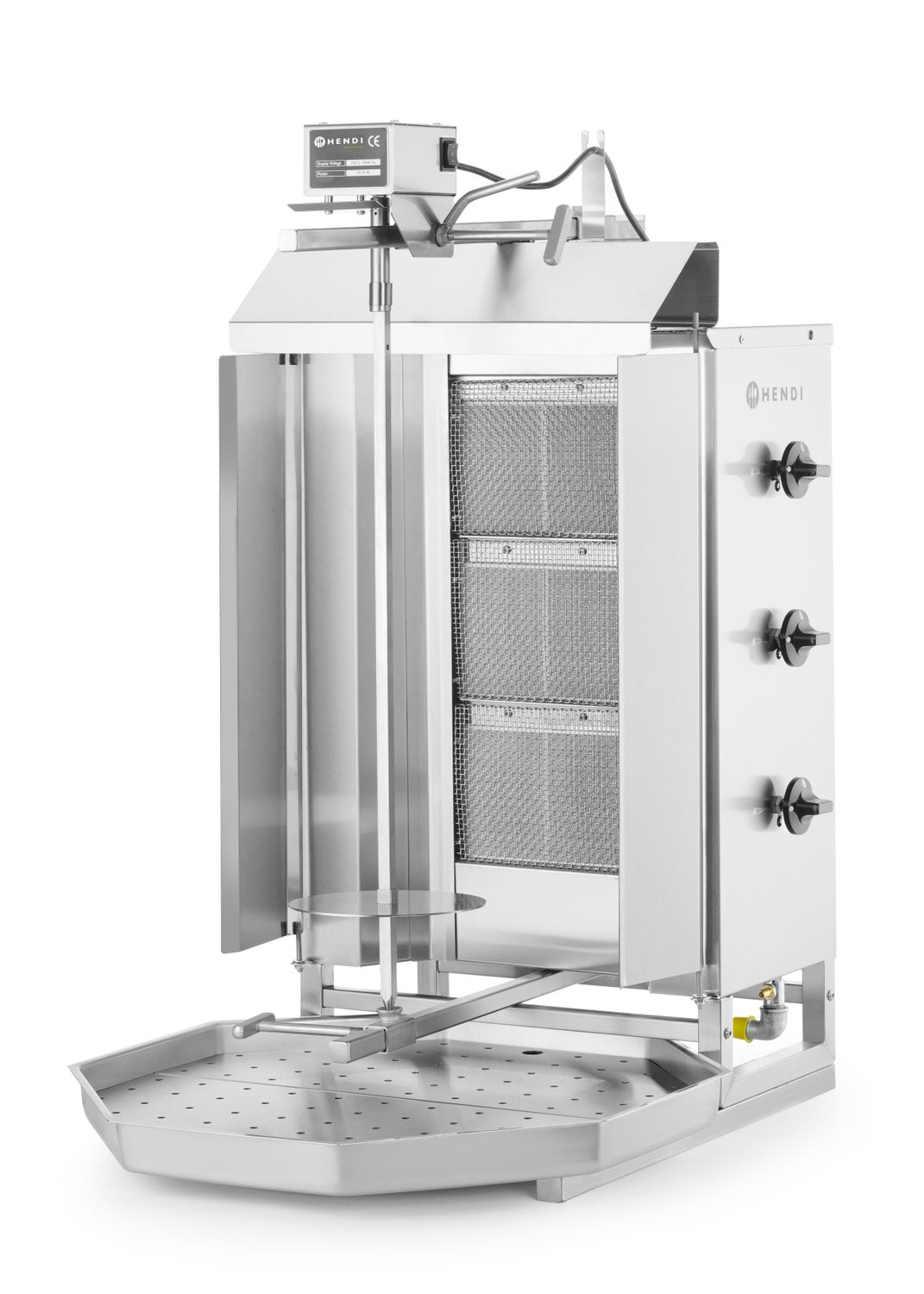 Kebab gazowy, HENDI, Profi Line, 9,75kW, 470x550x(H)960mm - obrazek 2