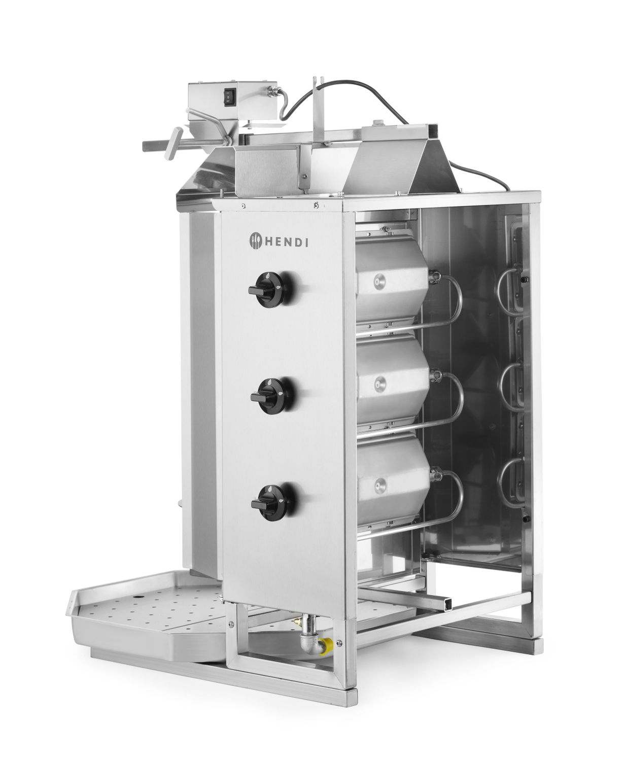 Kebab gazowy, HENDI, Profi Line, 9,75kW, 470x550x(H)960mm - obrazek 5