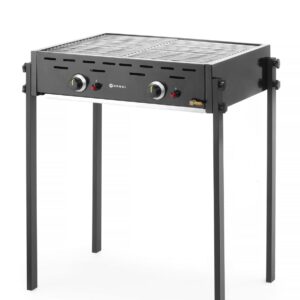 Roast-Master Pro Black Grill gazowy, HENDI, czarny, 11,6kW, 790x560x(H)900mm