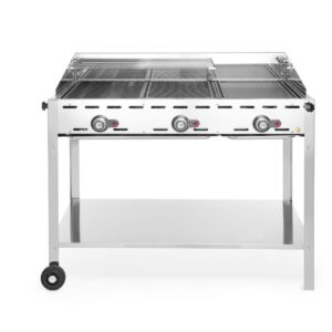 Grill Green Fire 3-palnikowy, HENDI, Profi Line, 17,4kW, 1078x612x(H)825mm