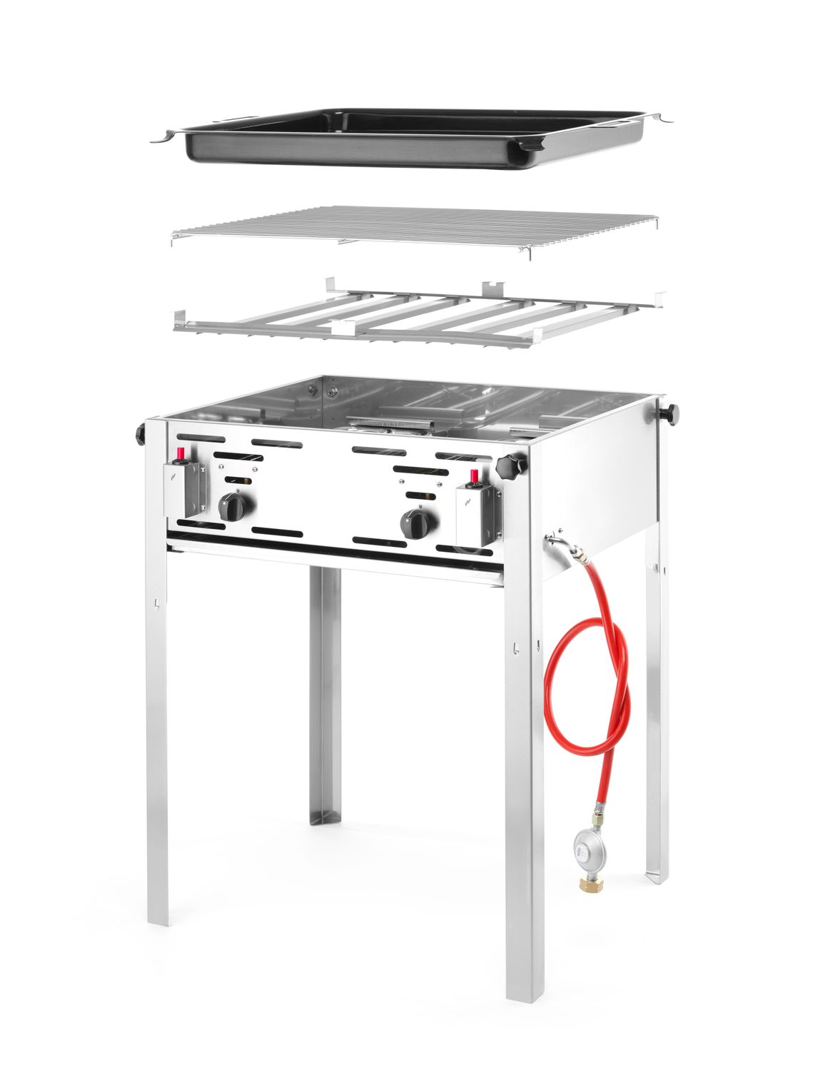 Grill gazowy Grill-Master Maxi, HENDI, 11,6kW, 650x540x(H)840mm - obrazek 4