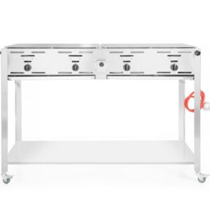 Grill gazowy Grill-Master Quattro, HENDI, 22kW, 1330x600x(H)920mm
