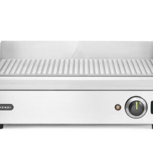 Płyta grillowa żebrowana, HENDI, Kitchen Line, ryflowana, 230V/2400W, 527x404x(H)233mm