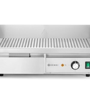 Płyta grillowa żebrowana, HENDI, Budget Line, ryflowana, 230V/3000W, 550x430x(H)240mm
