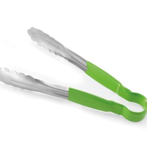 Szczypce do serwowania HACCP 250 mm, HENDI, zielony, (L)250mm