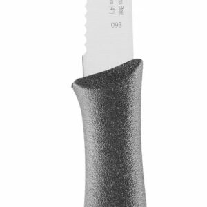 Nóż do obierania, spiczasty, ząbkowany seria NOVA, Arcos, NOVA, czarny, (L)211mm, Ząbkowany
