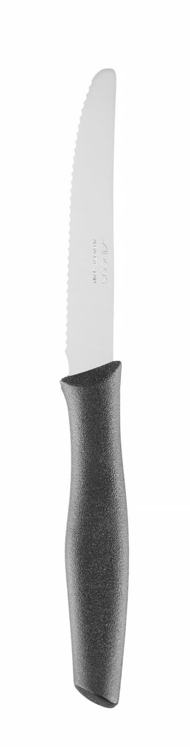 Nóż stołowy, ząbkowany, seria NOVA, Arcos, NOVA, czarny, (L)220mm, Ząbkowany
