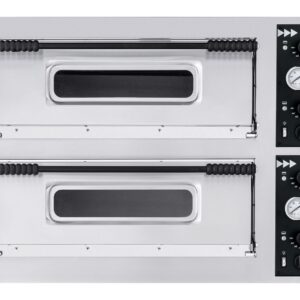 Piec do pizzy Basic 44, Prismafood, 2 komory, 400V/9400W, 975x814x(H)745mm