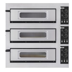 Piec do pizzy 3-stopniowy Basic 3/50 Glass and Light, Prismafood, 400V/1200W, 915x690x(H)900mm