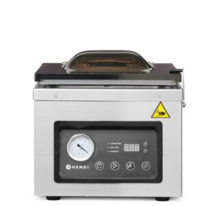 Pakowarka próżniowa - komorowa, HENDI, Profi Line, Listwa zgrzewająca 260 mm, 240V/1000W, 330x480x(H)361mm