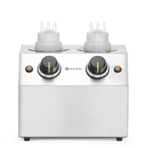 Podgrzewacz do sosów, HENDI, Podwójna - 2x0,65L, 230V/400W, 270x223x(H)282mm
