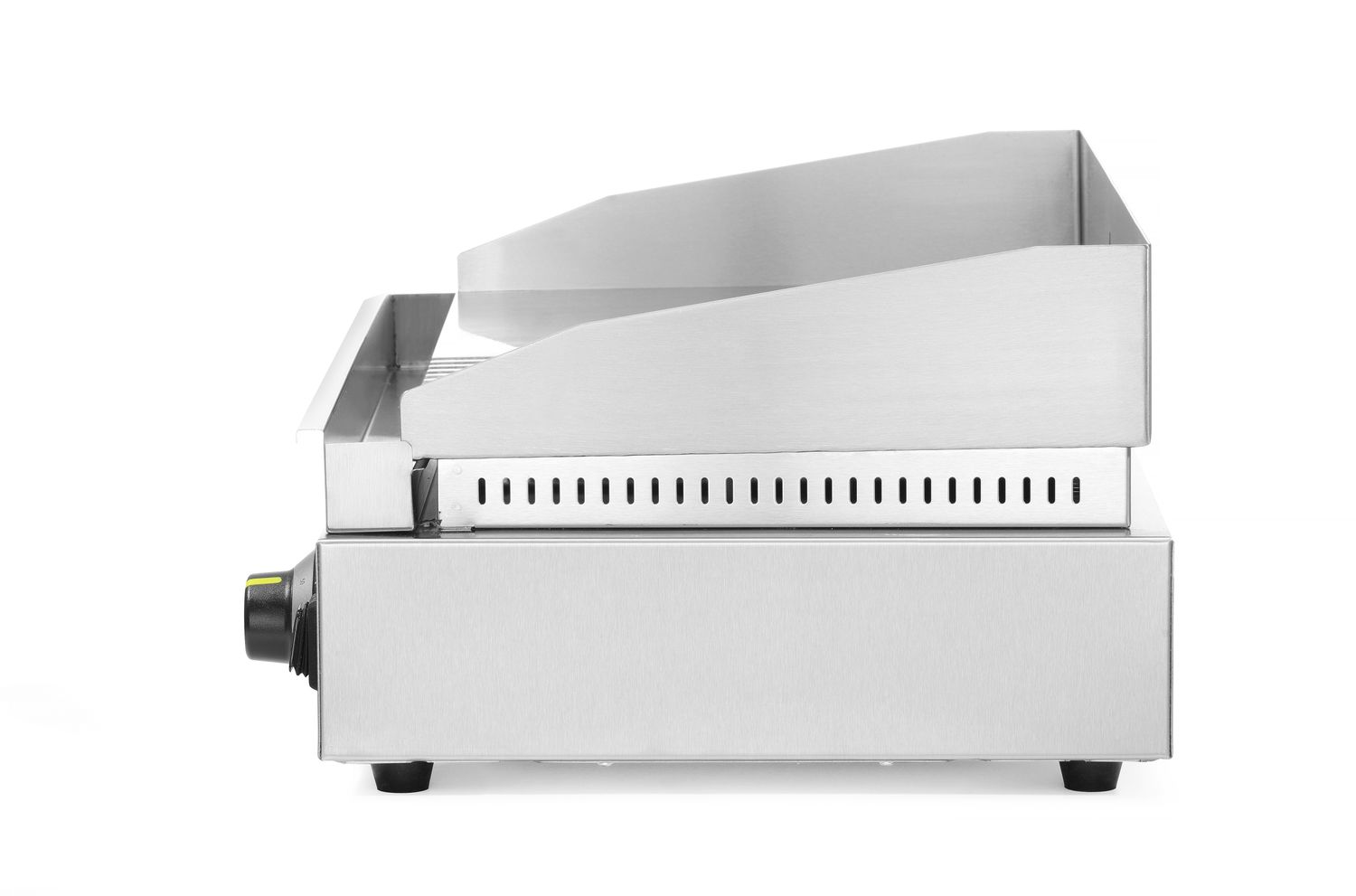 Płyta grillowa w połowie żebrowana, HENDI, Profi Line, 1/2 gładka, 1/2 ryflowana, 230V/2400W, 527x404x(H)233mm - obrazek 3