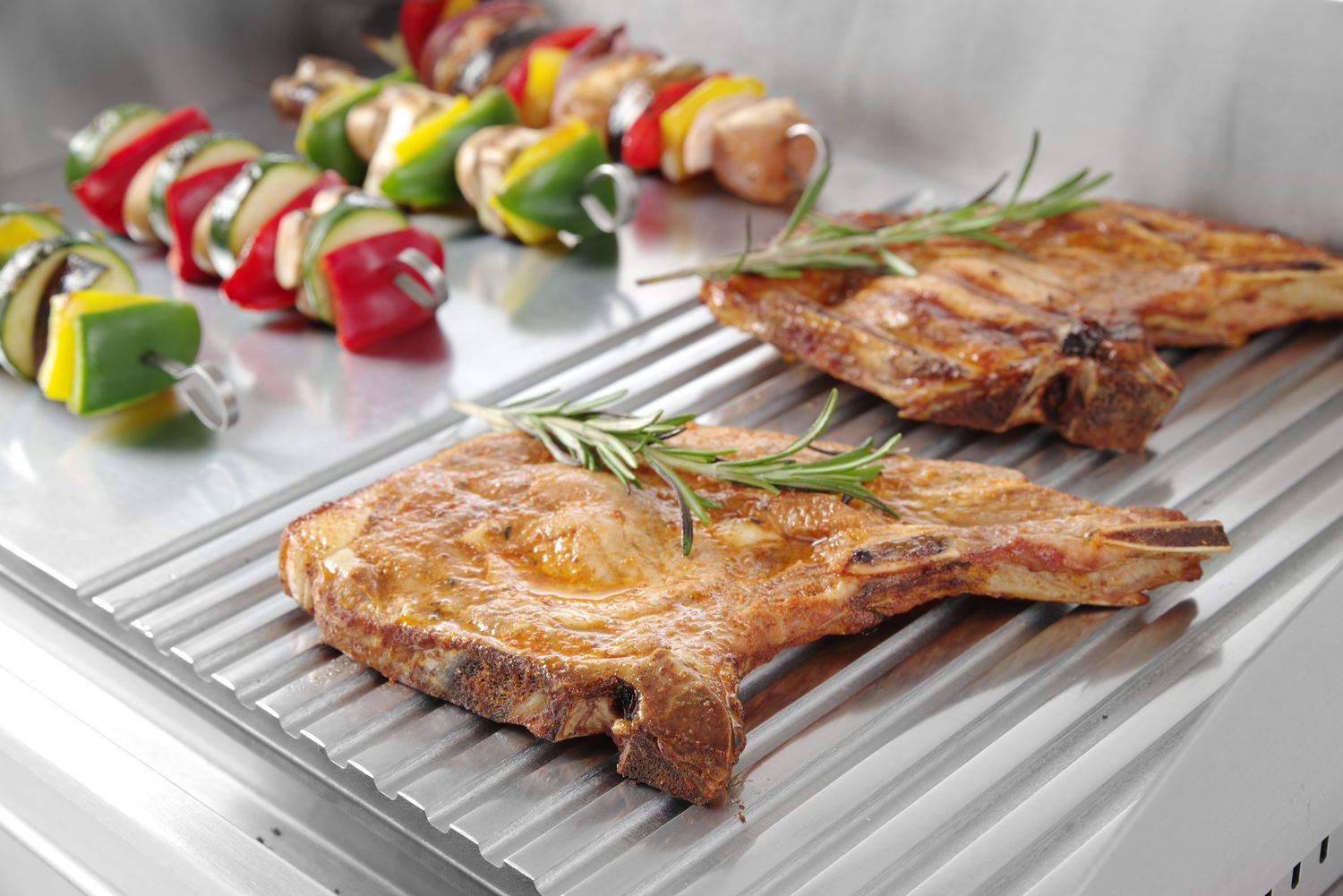 Płyta grillowa w połowie żebrowana, HENDI, Profi Line, 1/2 gładka, 1/2 ryflowana, 230V/2400W, 527x404x(H)233mm - obrazek 4