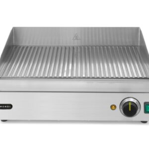 Płyta grillowa żebrowana, HENDI, Profi Line, ryflowana, 230V/2400W, 527x404x(H)233mm