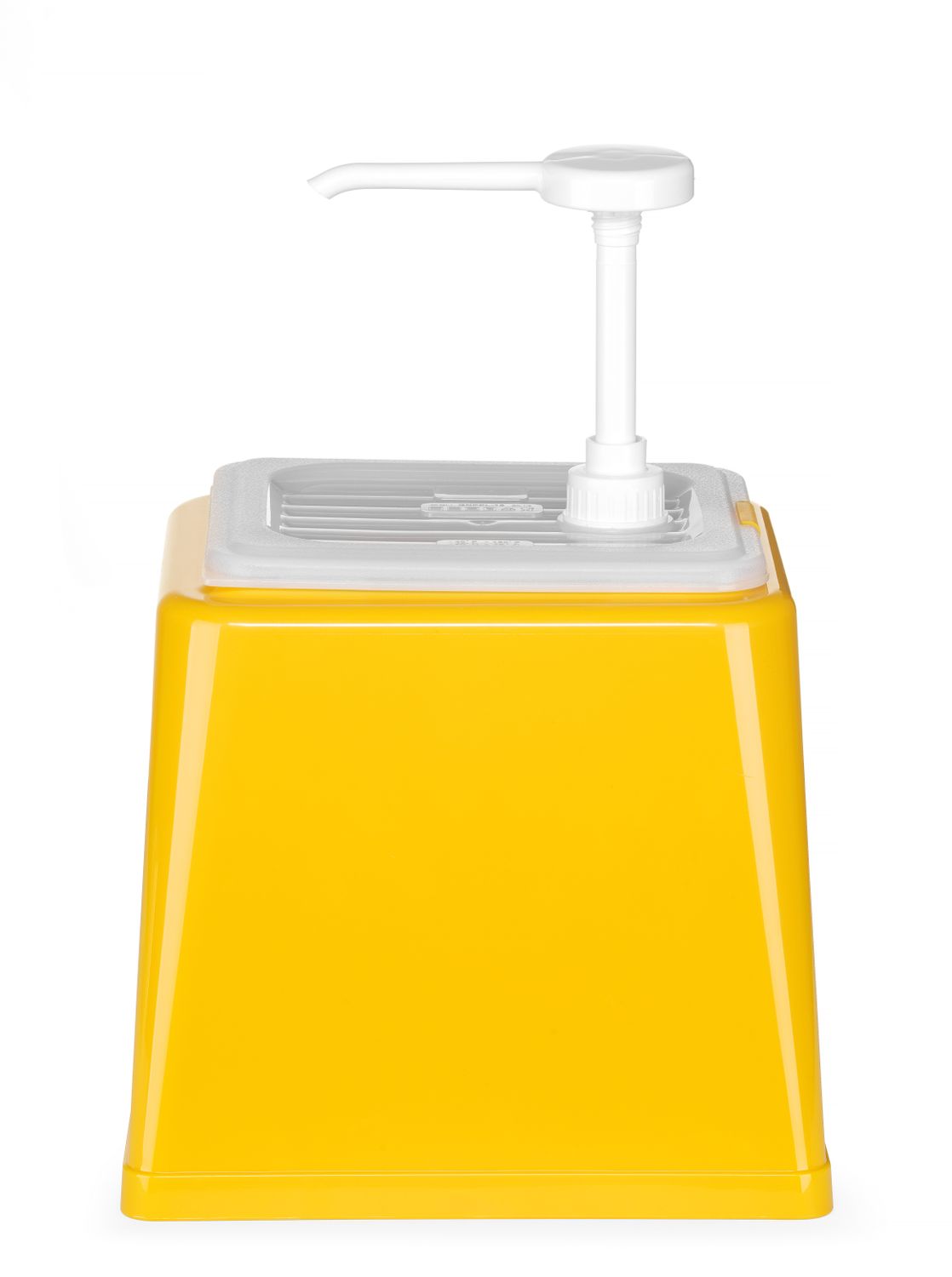 Pojemnik do sosów z pompką, HENDI, 2,5L, żółty, 230x210x(H)327mm - obrazek 3