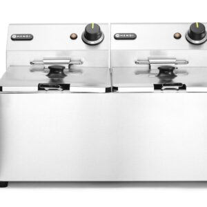 Frytownica 2×8 l, HENDI, Kitchen Line, 16L, 230V/7000W, 542x430x(H)351mm