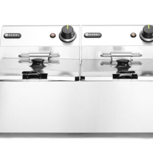 Frytownica 2×6 l, HENDI, Kitchen Line, 12L, 230V/6600W, 550x430x(H)305mm