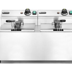 Frytownica manualna , 2 × 8 l, HENDI, Profi Line, 16L, 230V/7000W, 605x460x(H)369mm