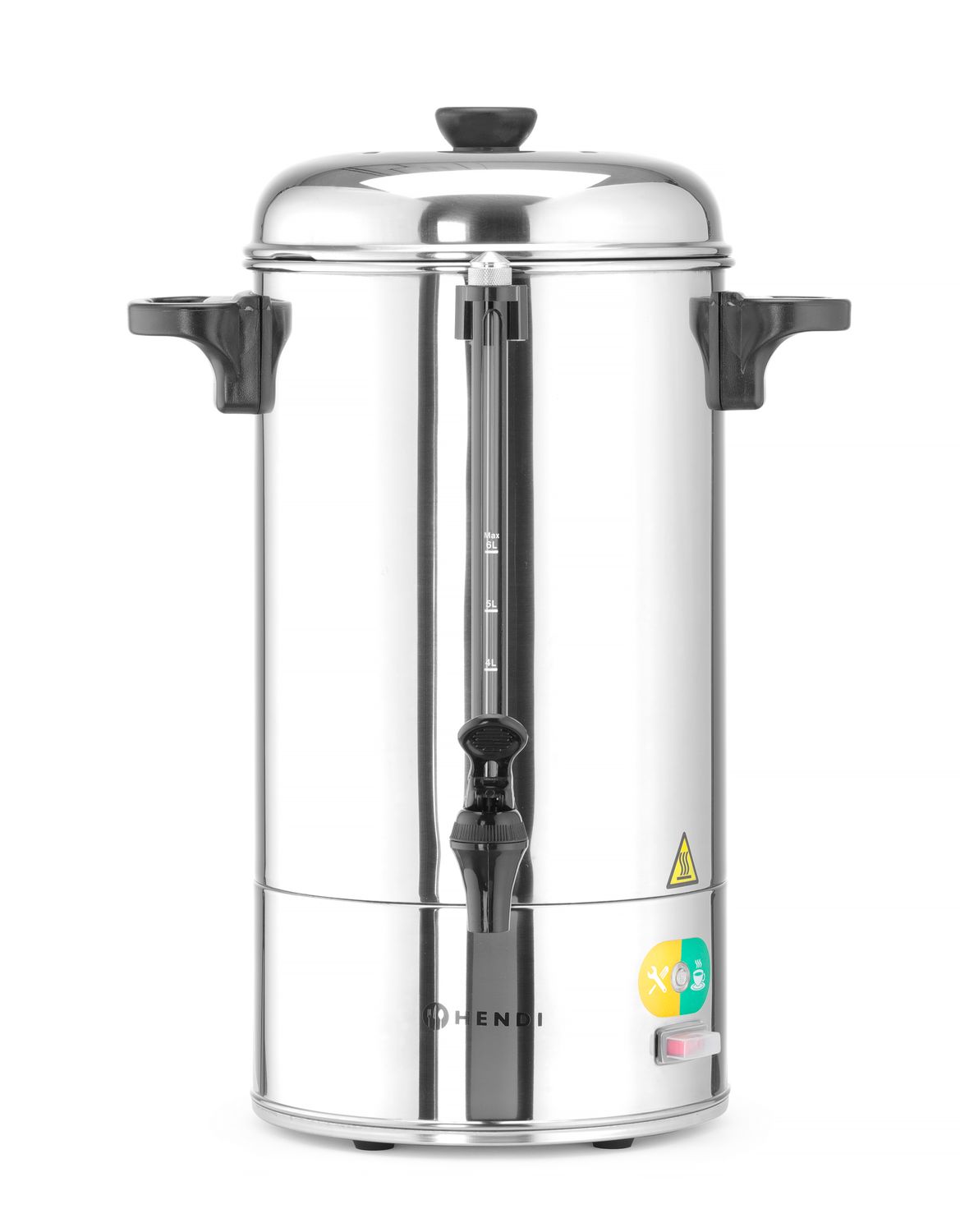 Zaparzacz do kawy o pojedynczych ściankach, HENDI, 6L, 230V/1500W, 355x355x(H)470mm