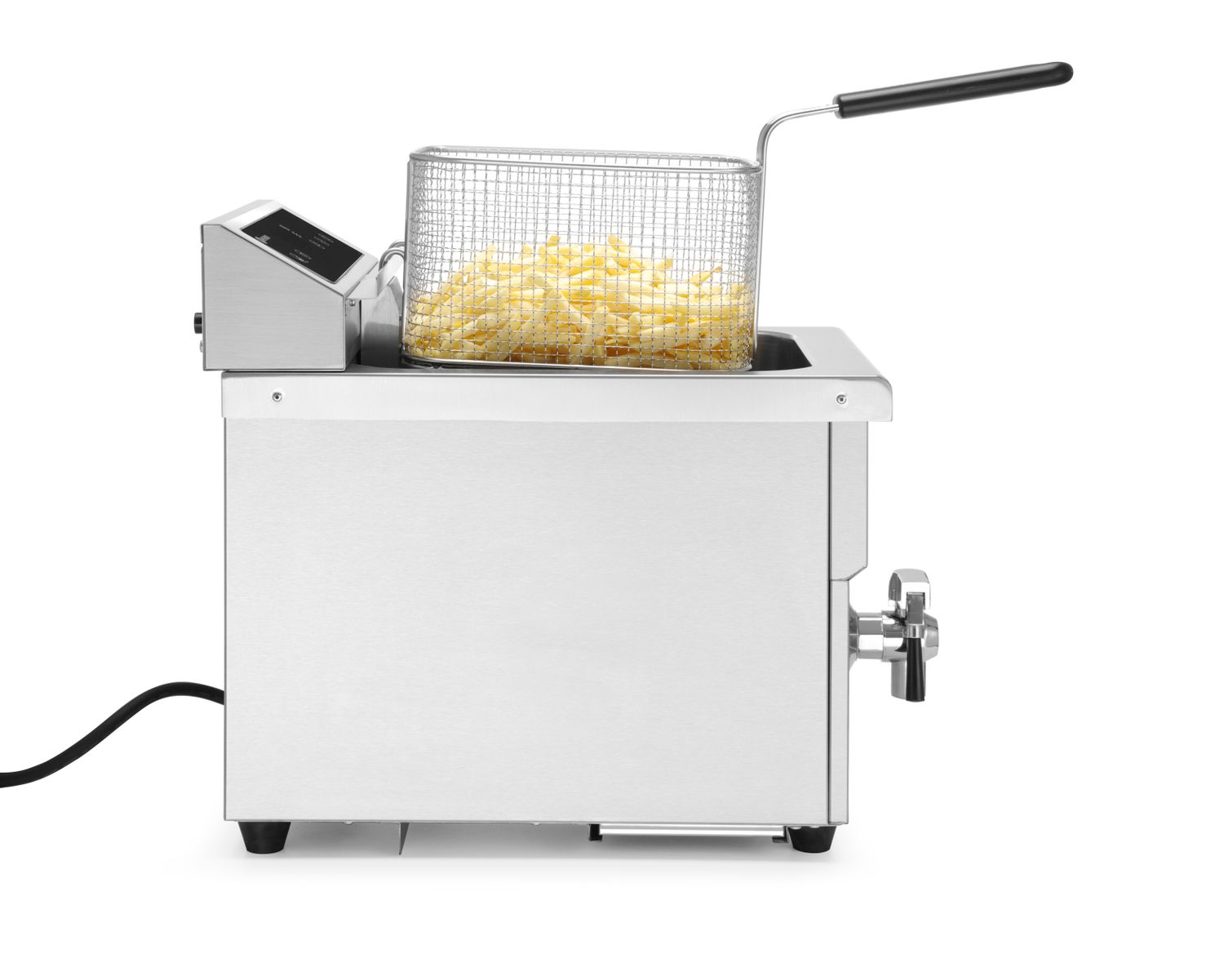 Frytownica indukcyjna z kranem spustowym, 8 l, HENDI, 8L, jasnoszary, 230V/3500W, 288x619x(H)408mm - obrazek 12