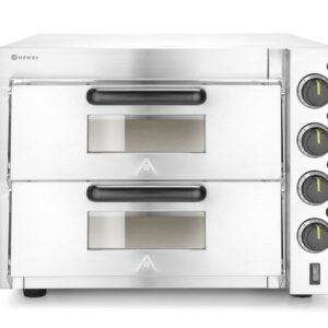 Piecyk do pizzy 2-komorowy 3000 W, HENDI, srebrny, 230V/3000W, 580x560x(H)435mm