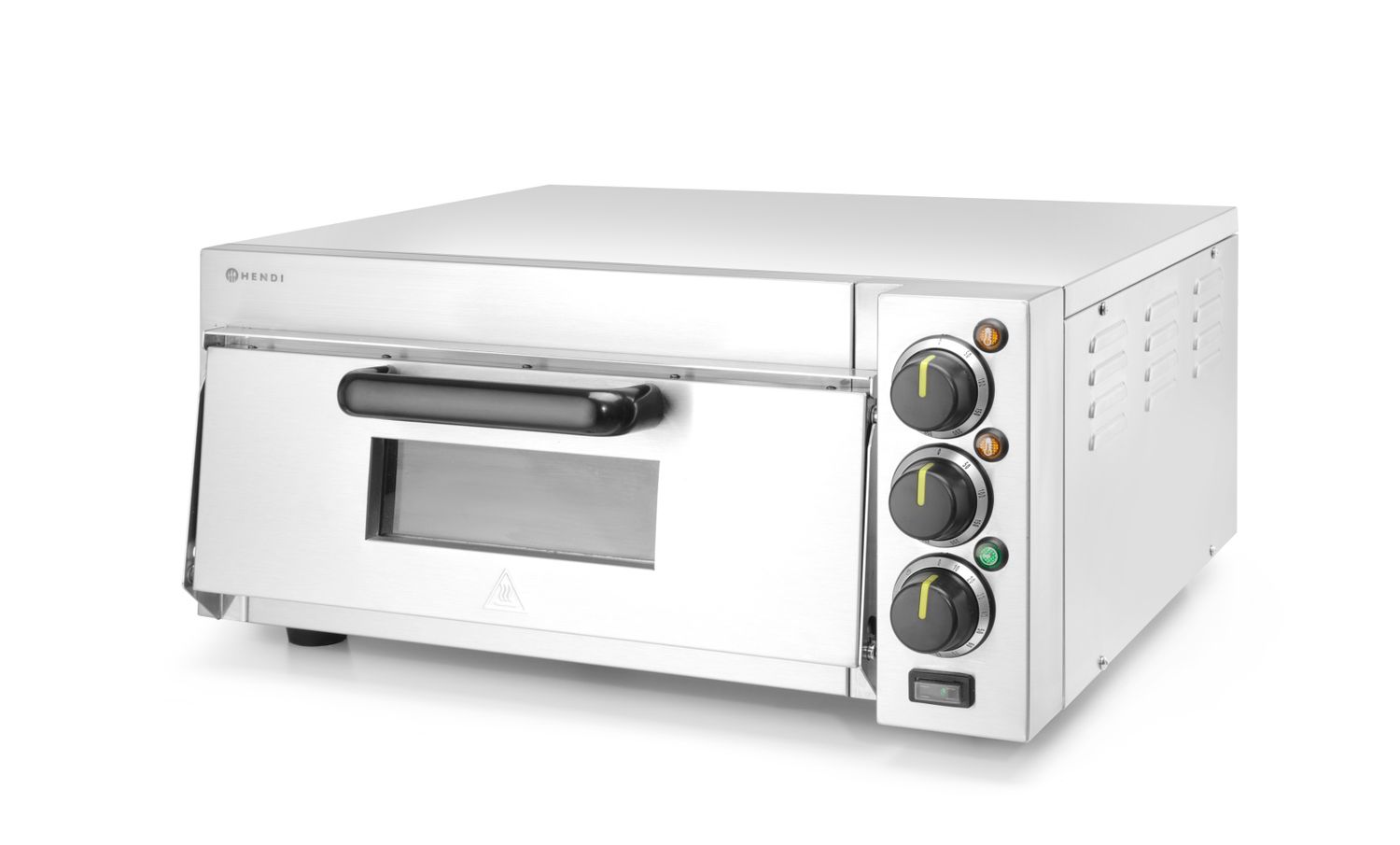 Piecyk do pizzy 1-komorowy 2000 W, HENDI, srebrny, 230V/2000W, 580x560x(H)275mm - obrazek 4