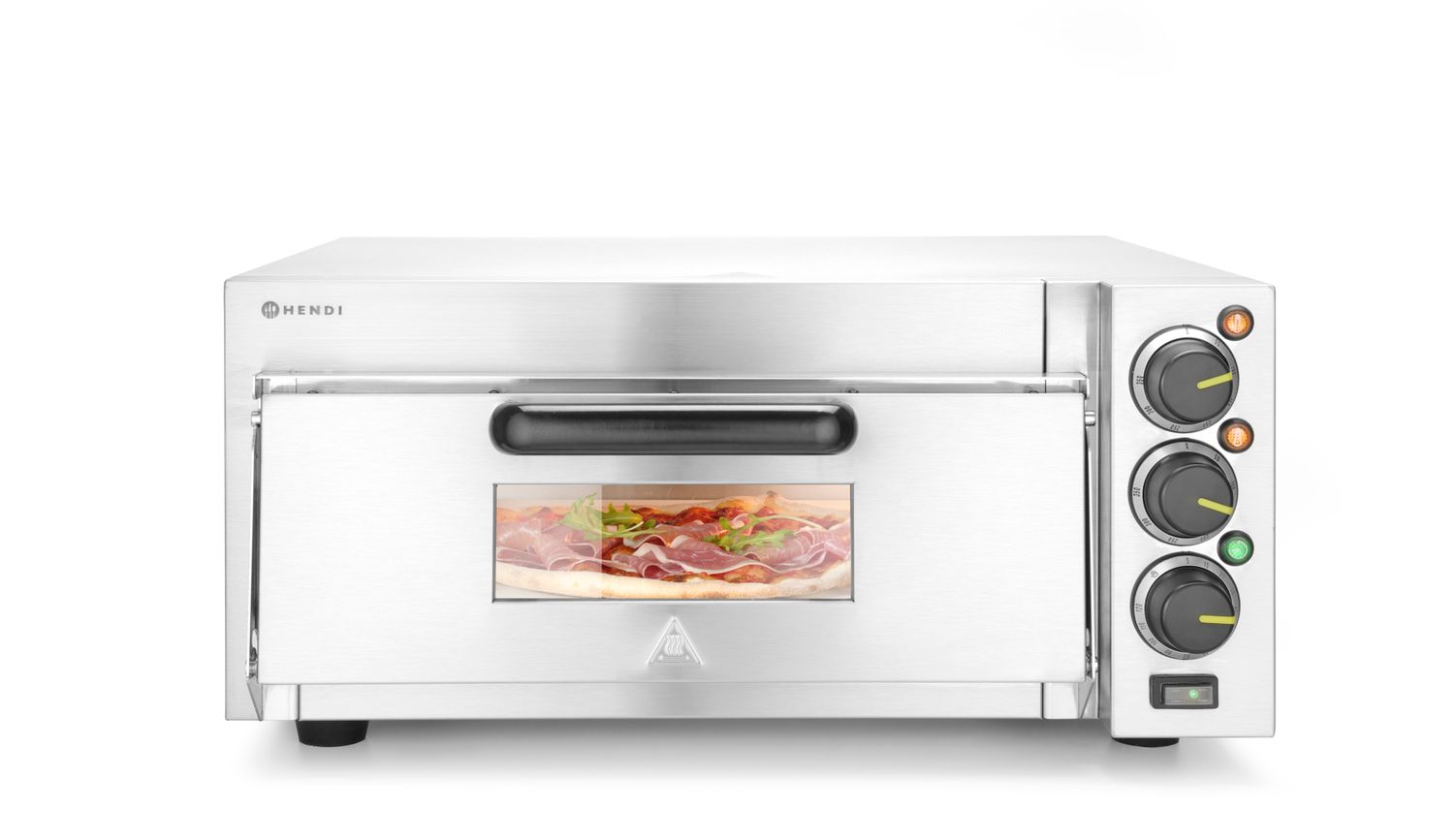 Piecyk do pizzy 1-komorowy 2000 W, HENDI, srebrny, 230V/2000W, 580x560x(H)275mm - obrazek 5