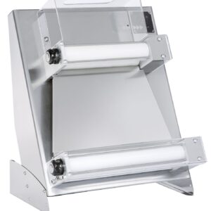 Wałkownica elektryczna do pizzy „Touch and Go” 400, Prismafood, waga porcji ciasta 0,22-0,90 kg, 230V/250W, 585x435x(H)715mm