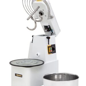 Miesiarka spiralna z wyjmowaną dzieżą o 2 prędkościach, 22 l, Prismafood, 56 kg/h, 22L, 400V/1100W, 390x670x(H)735mm
