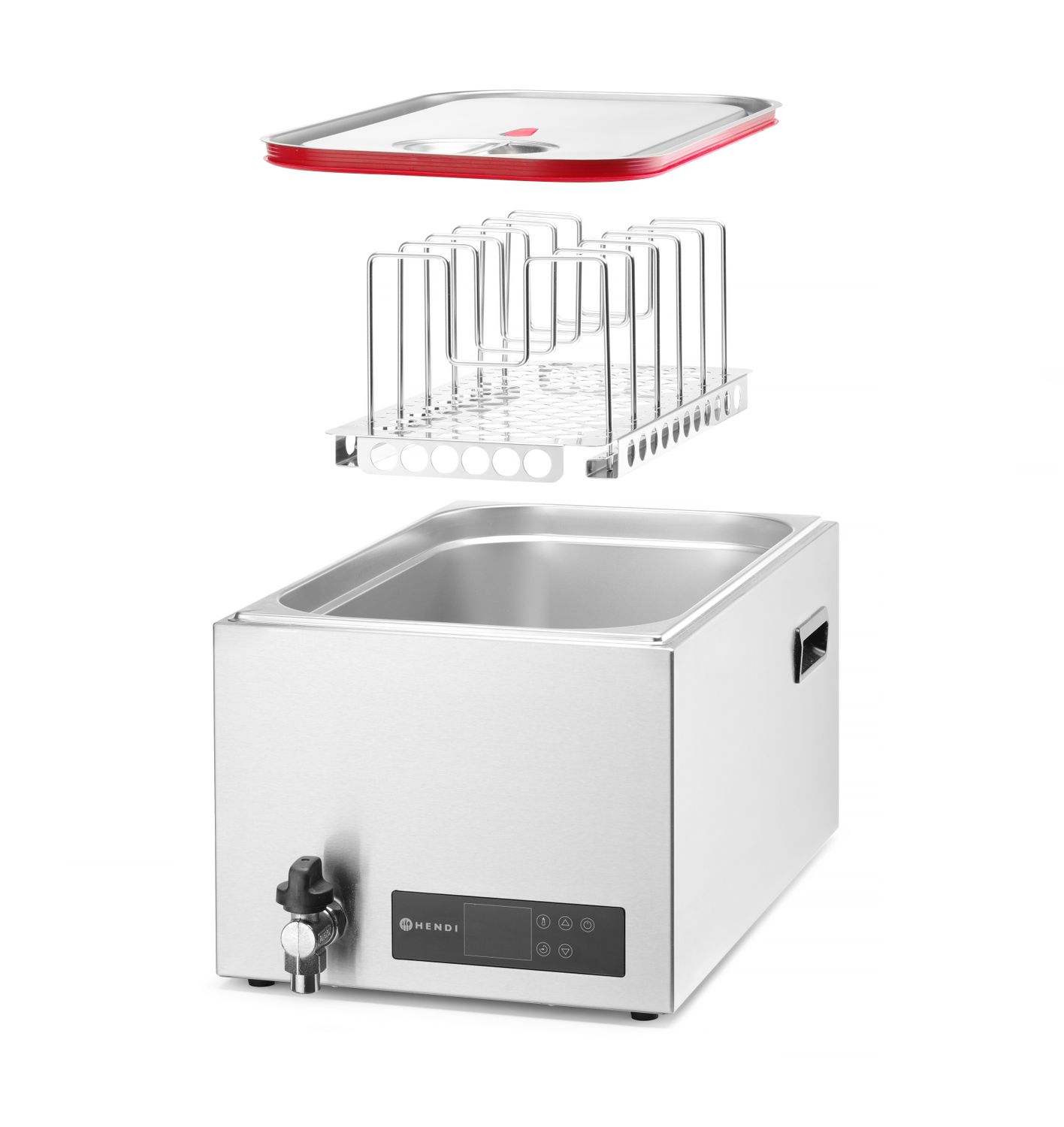 Urządzenie do sous vide GN 1/1, HENDI, 20L, 230V/600W, 350x680x(H)275mm - obrazek 5