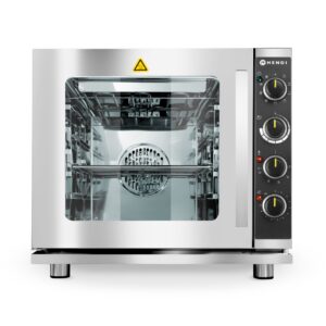 Piec konwekcyjno-parowy multifunkcyjny 4xGN 2/3 – elektryczny, HENDI, jasnoszary, 230V/3000W, 625x585x(H)590mm
