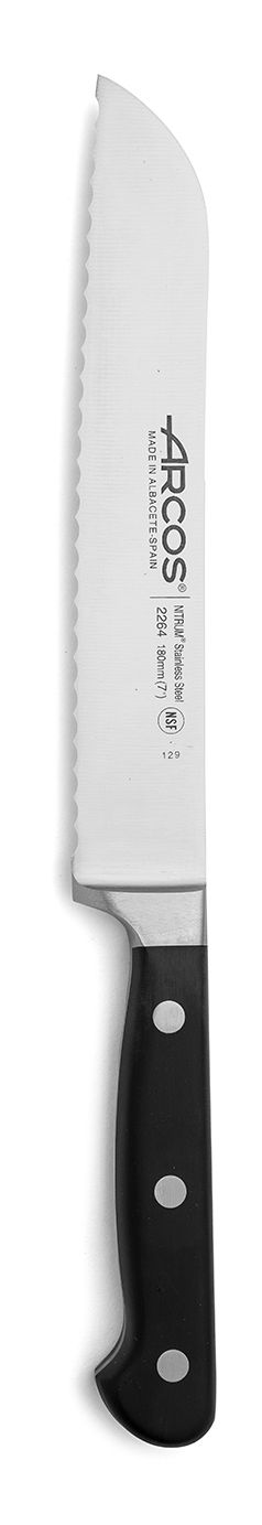 Nóż do pieczywa, seria ÓPERA, Arcos, ÓPERA, czarny, (L)303mm, Ząbkowany
