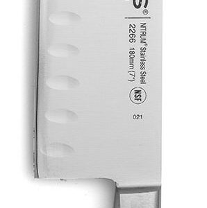 Nóż Santoku ze szlifem kulowym, seria ÓPERA, Arcos, czarny, (L)303mm