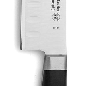 Nóż Santoku ze szlifem kulowym, seria ÓPERA, Arcos, czarny, (L)262mm