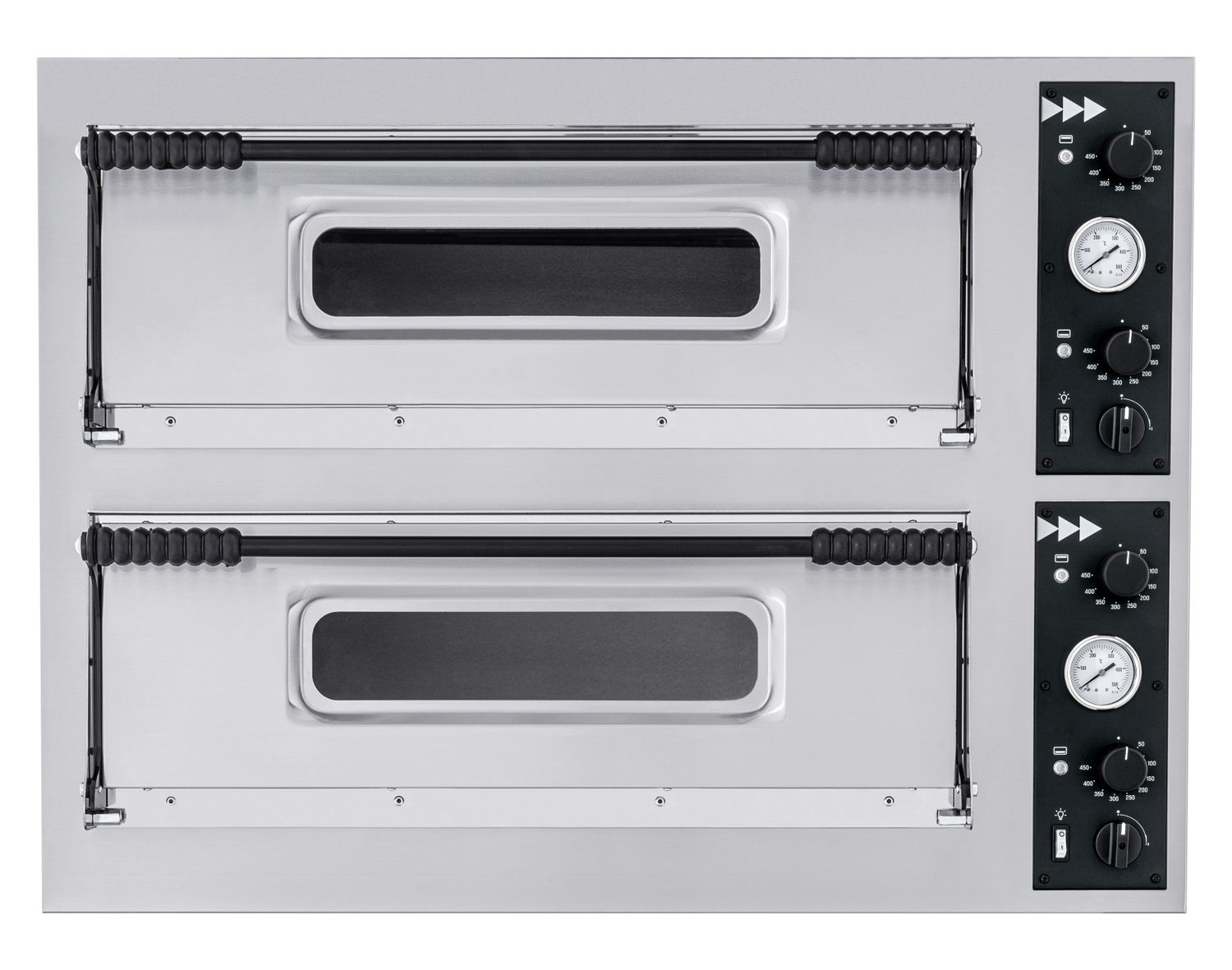 Piec do pizzy Basic XL 44, Prismafood, 2 komory, 400V/12000W, 1000x955x(H)745mm