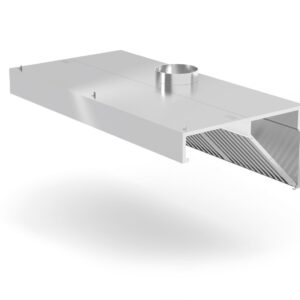 Okap przyścienny, skośny, HENDI, Profi Line, z oświetleniem LED, 1000x700x(H)450mm